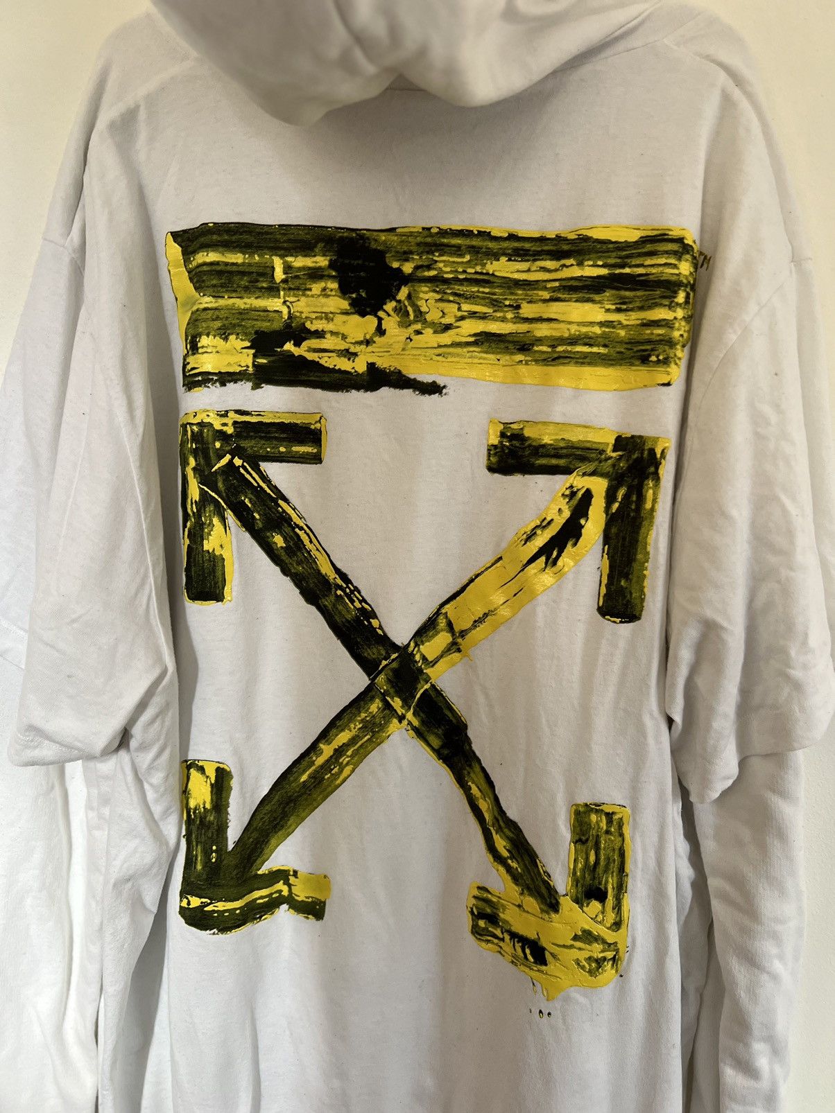 Off-White × Virgil Abloh Off white Acrylic Hoodie Size US XL / EU 56 / 4 - 8 Thumbnail