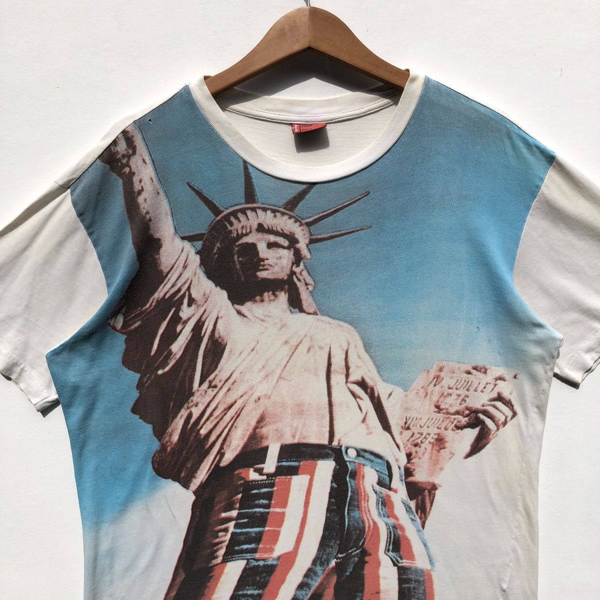 Levi's × Levi's Vintage Clothing × Vintage Vintage Levis Red Tab Statue Of Liberty Shirt Size US L / EU 52-54 / 3 - 5 Thumbnail