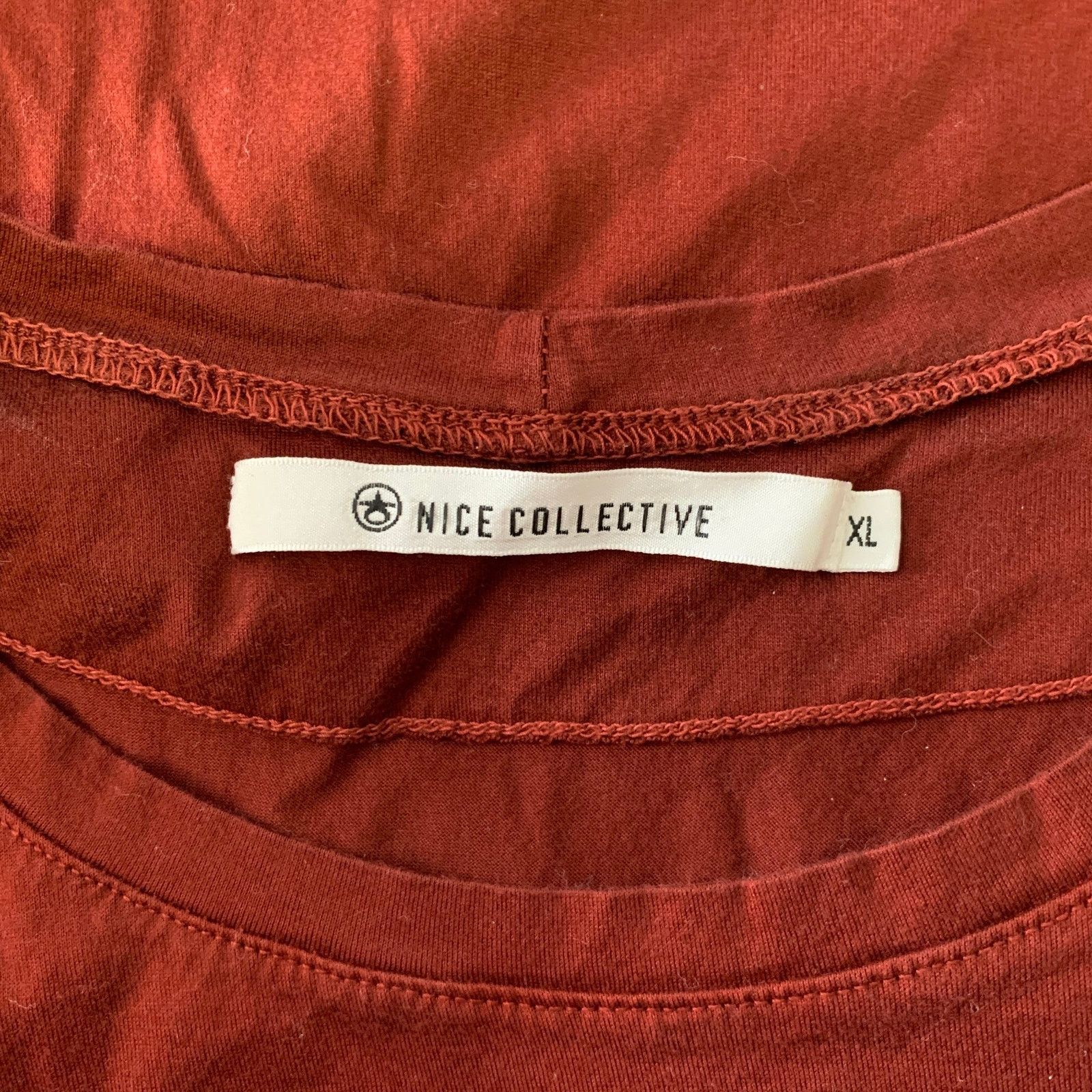 Nice Collective NICE COLLECTIVE Size XL Red Cotton Classic T-shirt Size US XL / EU 56 / 4 - 4 Thumbnail