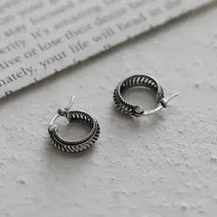 Other 100%925 silver retro punk earrings Size ONE SIZE - 7 Thumbnail