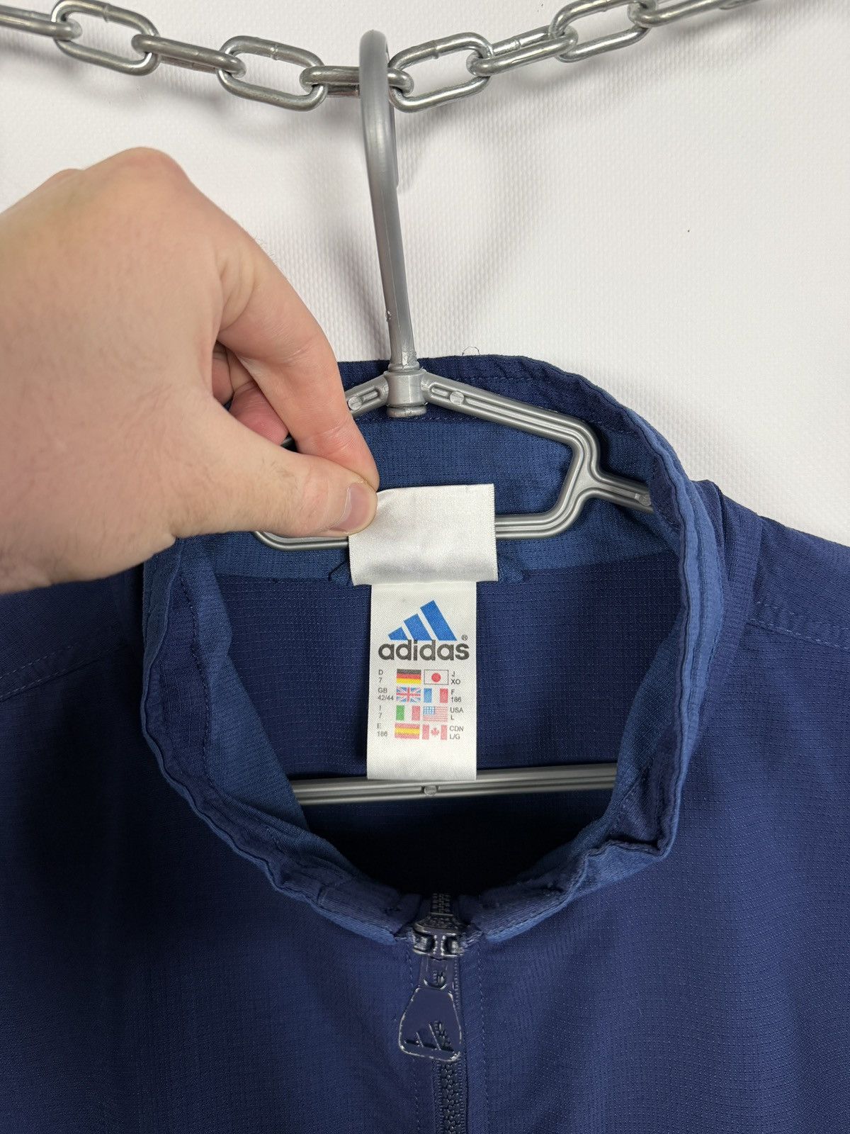 Adidas Adidas Vintage Full Zip Track Jacket 90s Retro Style Size L Size US L / EU 52-54 / 3 - 10 Thumbnail