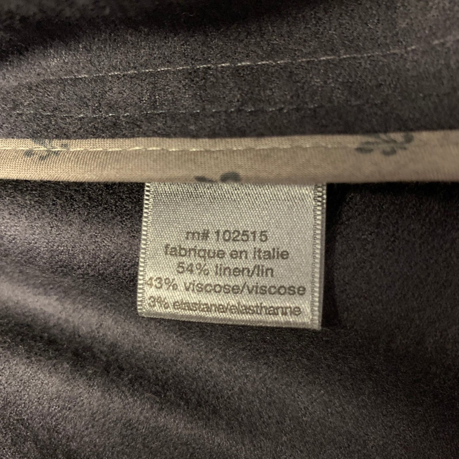 John Varvatos JOHN VARVATOS Size 40 Grey Linen Blend Sport Coat Size 40R - 8 Thumbnail