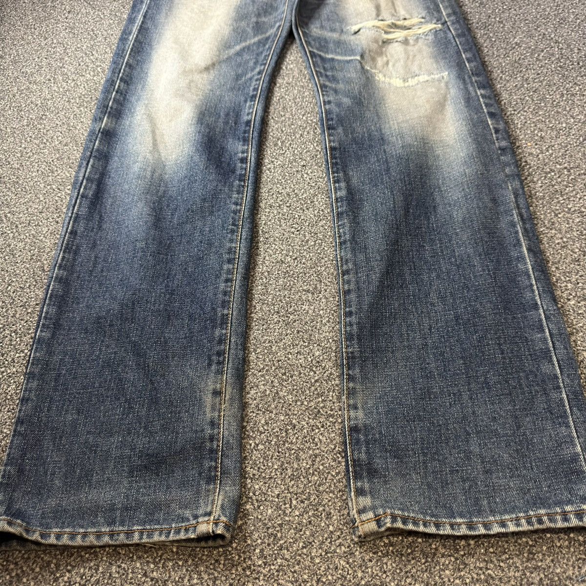 Japanese Brand 🔥🇯🇵 Vintage 90s Japanese Denim Chessking Bobson Distressed Size US 31 - 7 Thumbnail