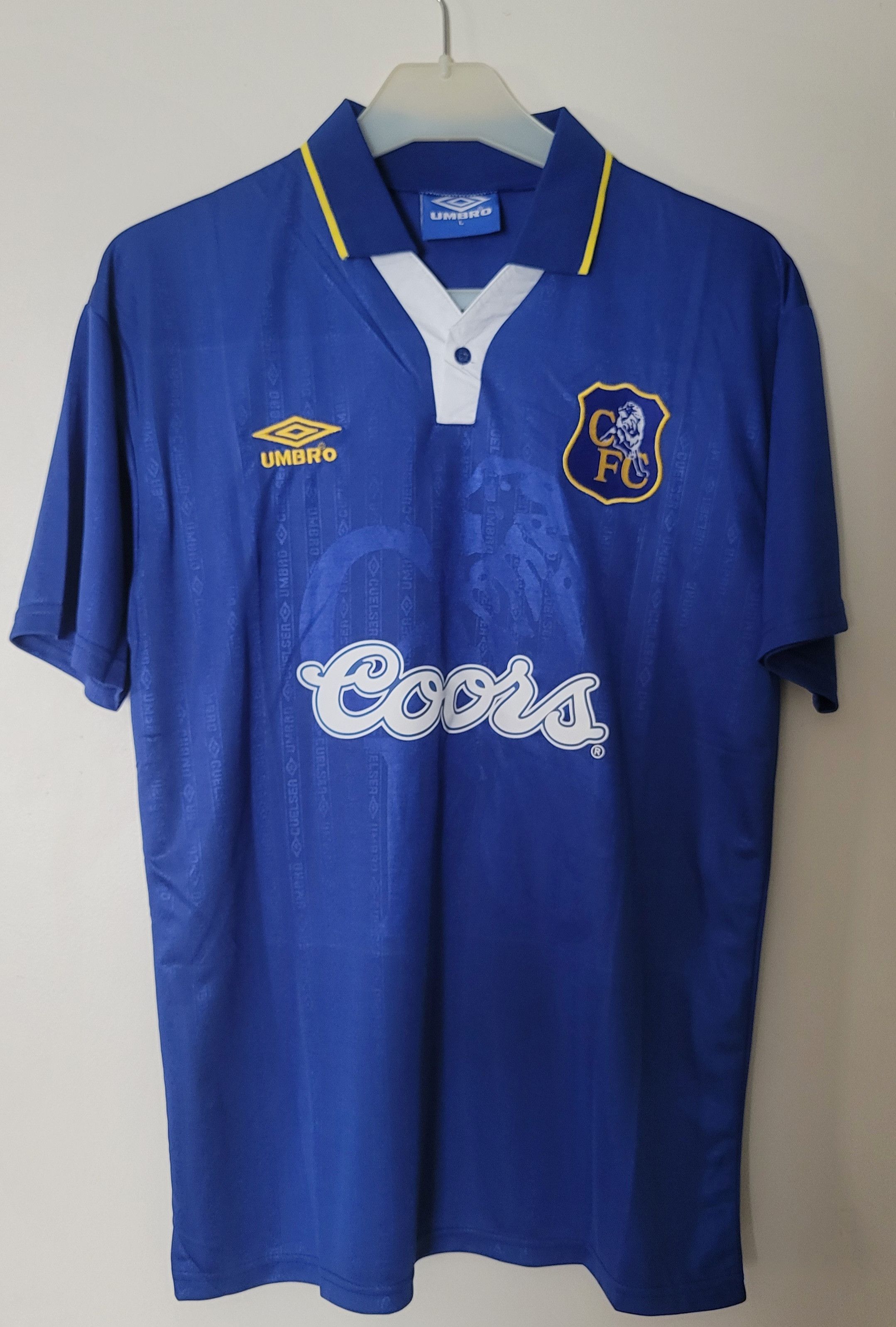 Other 1997-1998 Chelsea 4 Gullit Jersey retro football shirt Size US L / EU 52-54 / 3 - 3 Thumbnail
