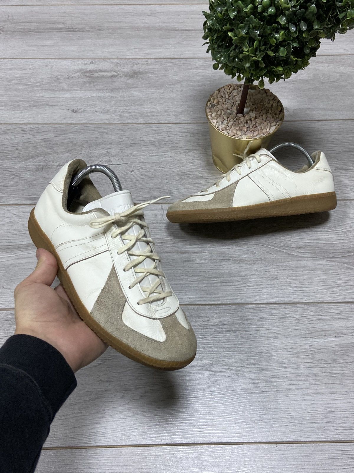 Vintage BW-sport 265 Maison Margiela vintage leather trainers Size US 8 / EU 41 - 1 Thumbnail