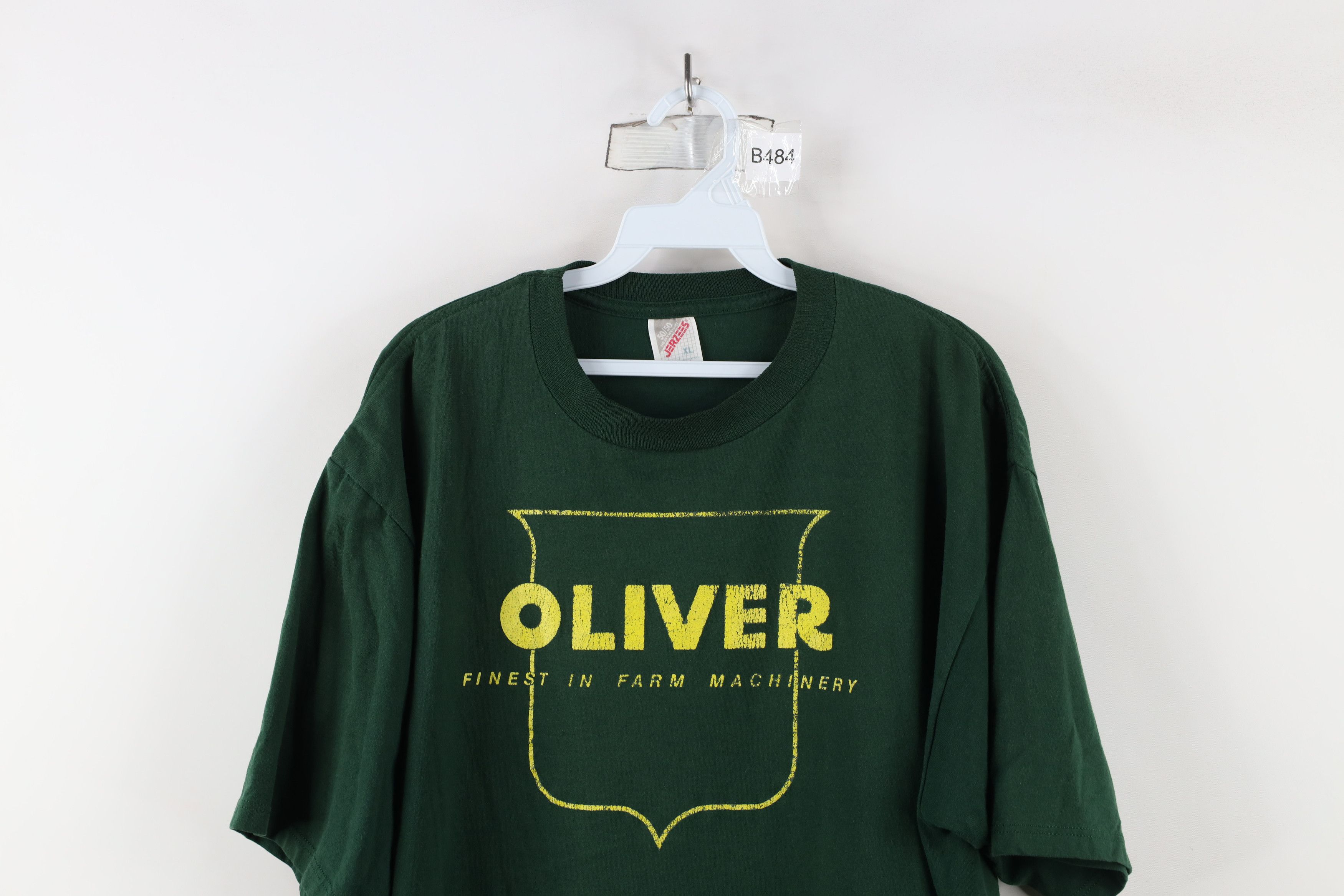 Vintage Vintage 90s Streetwear Spell Oliver Farm Machinery T-Shirt Size US XL / EU 56 / 4 - 2 Thumbnail