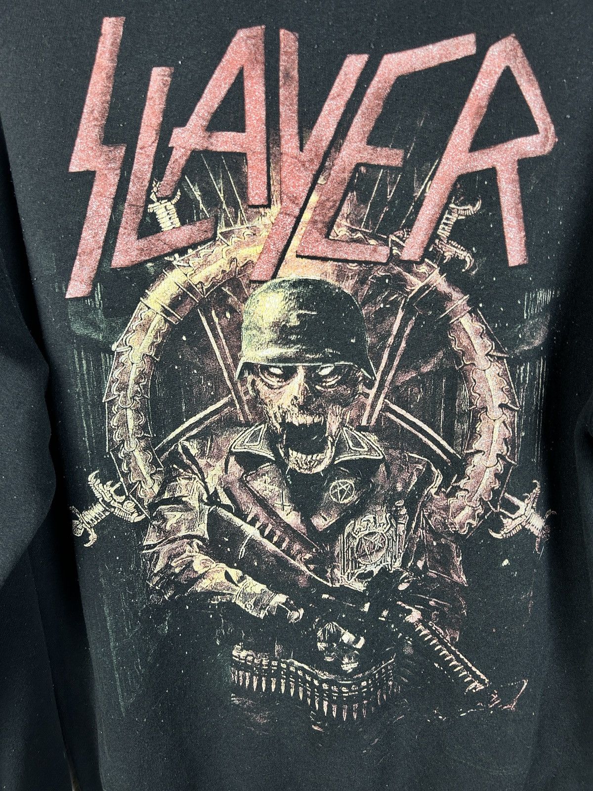 Band Tees Vintage Slayer Dead Soldier Thrash Metal Band Hoodie Size L Size US M / EU 48-50 / 2 - 5 Thumbnail