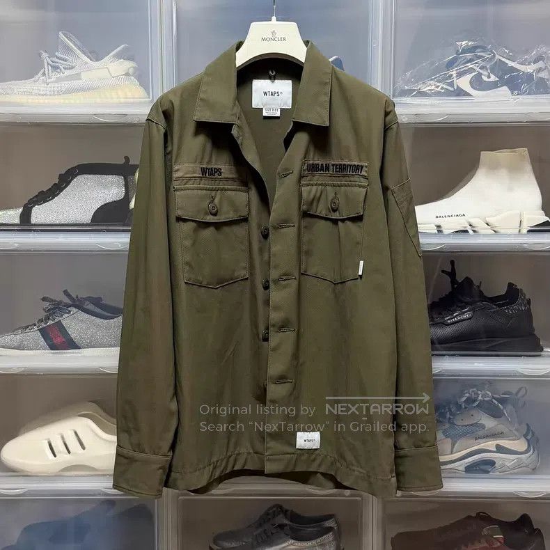 Wtaps Wtaps Long Sleeve Two-Pocket Work Shirt Jacket Size US S / EU 44-46 / 1 - 1 Thumbnail