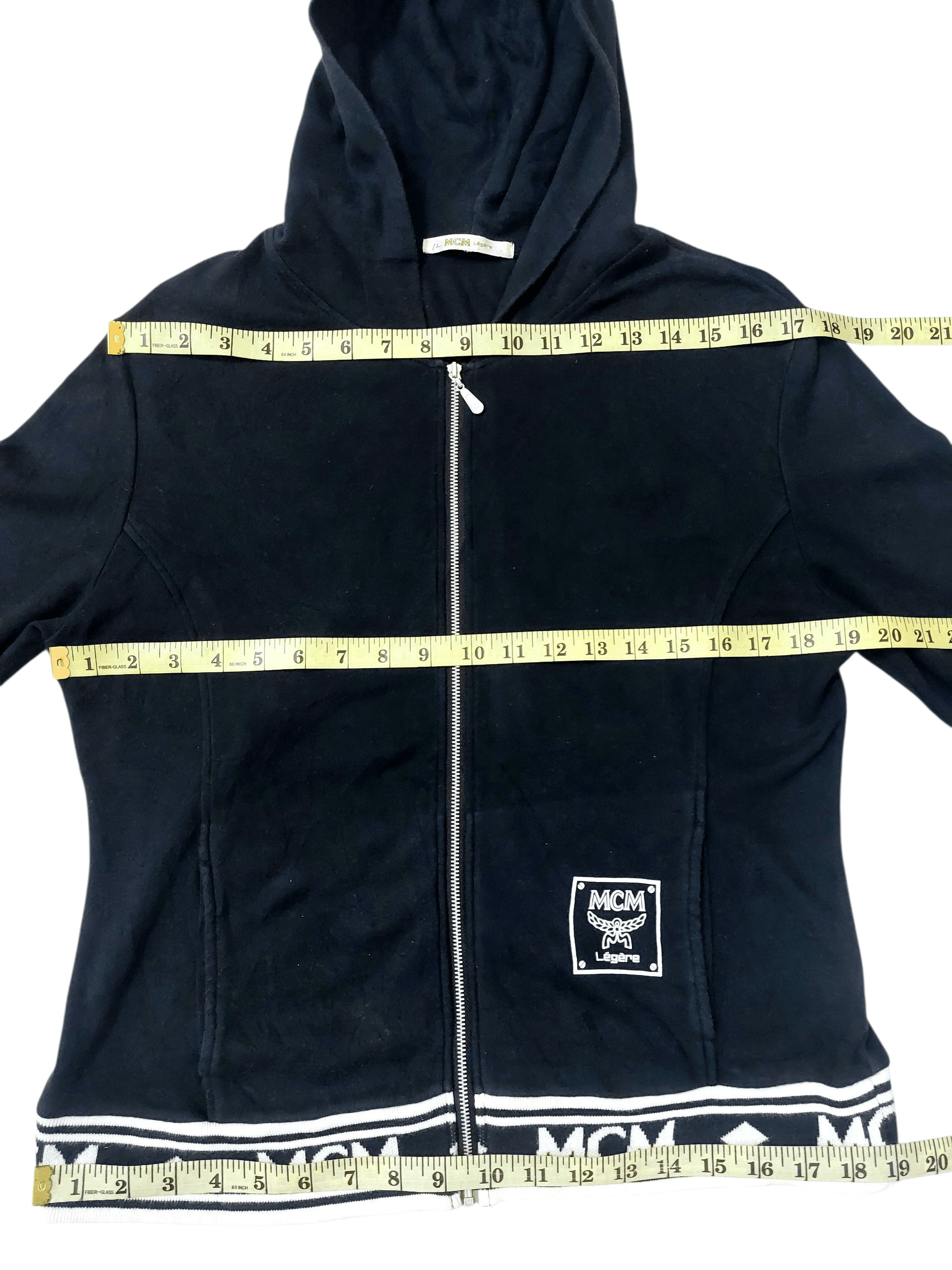 MCM MCM Legere Printed Cut End Logo Zip Up Hoodies Size M / US 6-8 / IT 42-44 - 13 Thumbnail