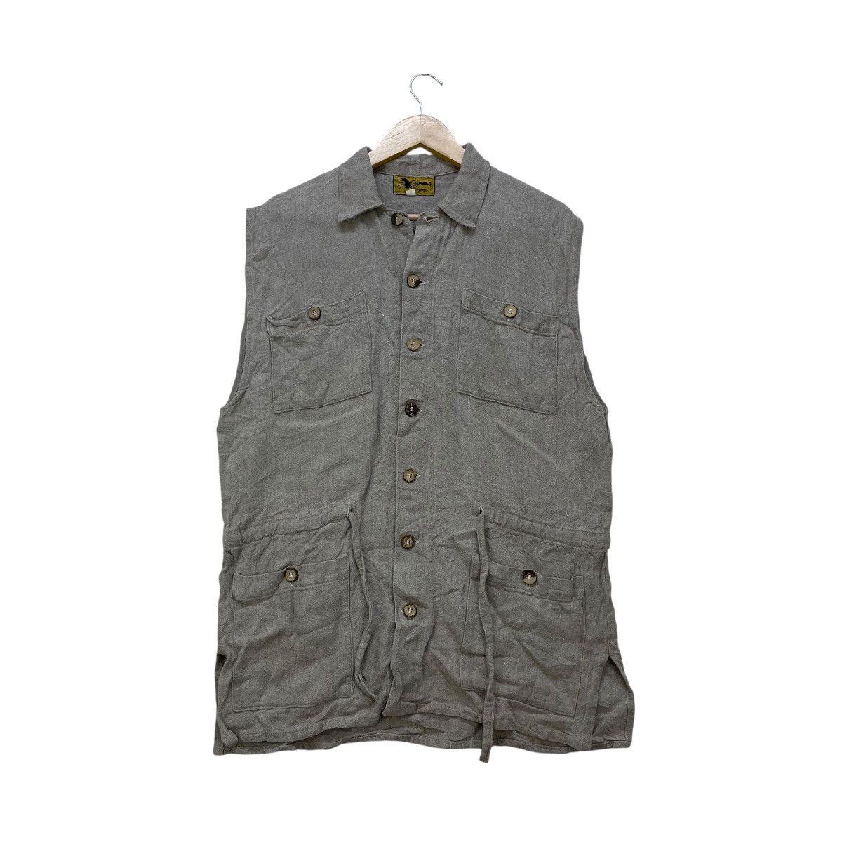 45rpm 💥Japanese Brand Sleeveless Multi Pocket Lined Jacket Size US M / EU 48-50 / 2 - 1 Thumbnail