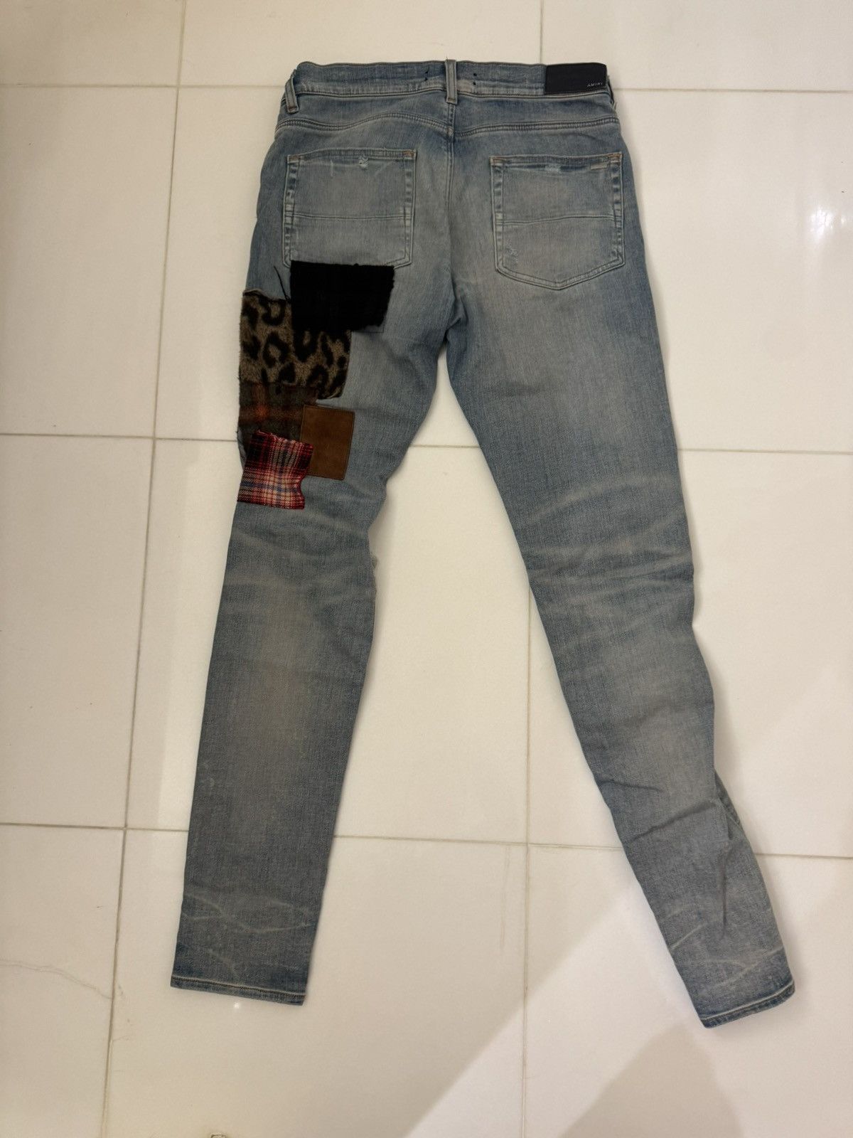 Amiri Amiri patch jeans skinny Size US 33 - 2 Thumbnail