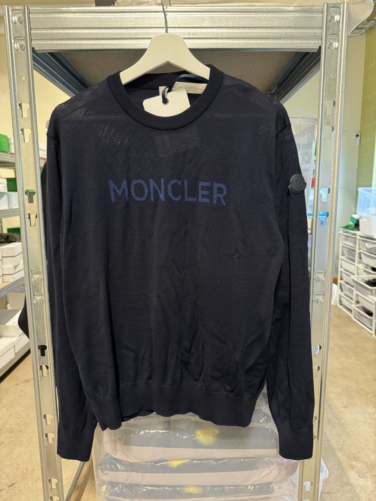 Moncler Knitted Logo Sweater 850$ NEW