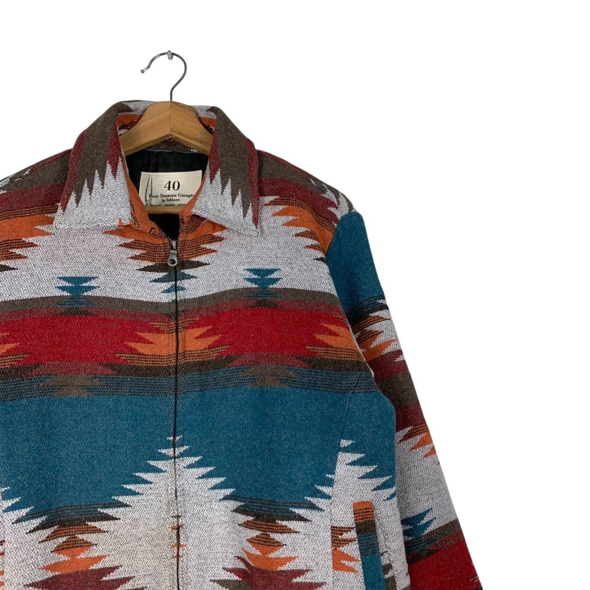 Japanese Brand Four Season Garage by INBLOOM Navajo Native Jacket #1246-C56 Size US S / EU 44-46 / 1 - 5 Thumbnail