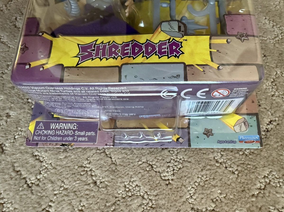 Other Playmates TMNT Shredder Cartoon Accurate Figure RARE - New Size ONE SIZE - 8 Thumbnail
