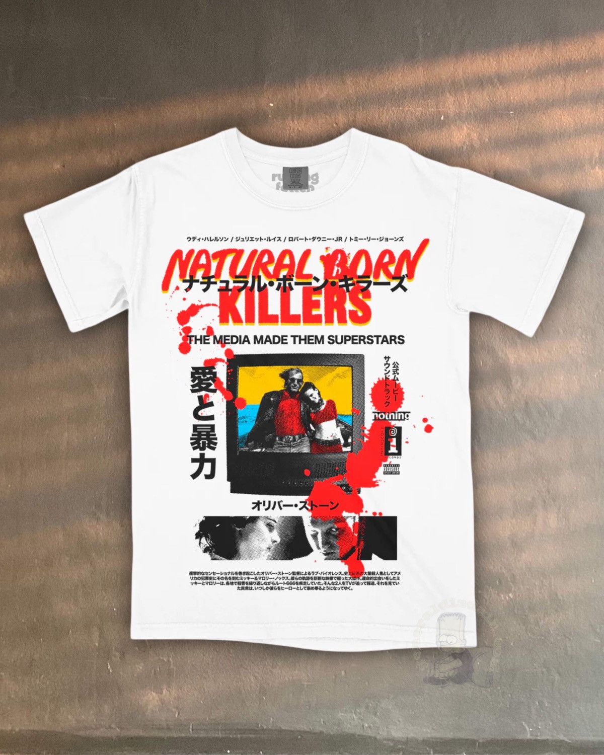 Rucking Fotten natural born killers x RF TILL DEATH DO US PART SOUNDTRACK T Size US M / EU 48-50 / 2 - 2 Thumbnail