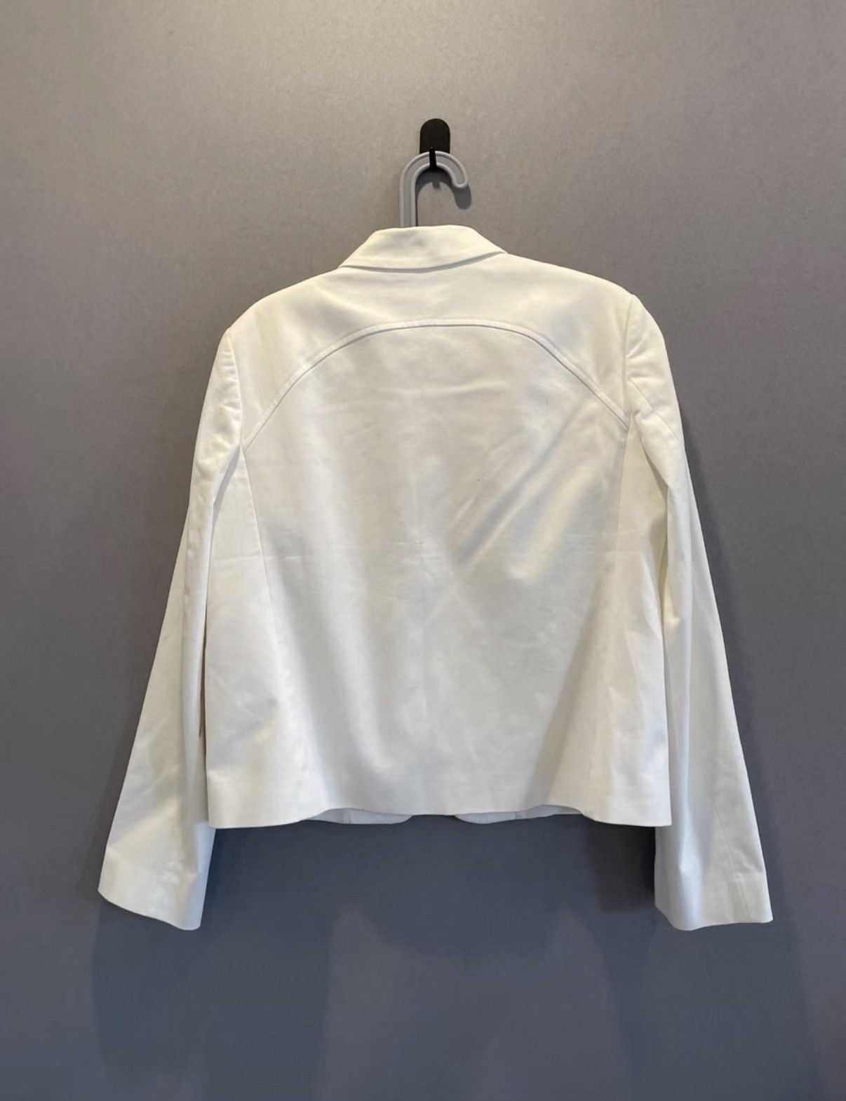 Jil Sander Jil Sander Navy Cropped Blazer Jacket Size M / US 6-8 / IT 42-44 - 2 Thumbnail