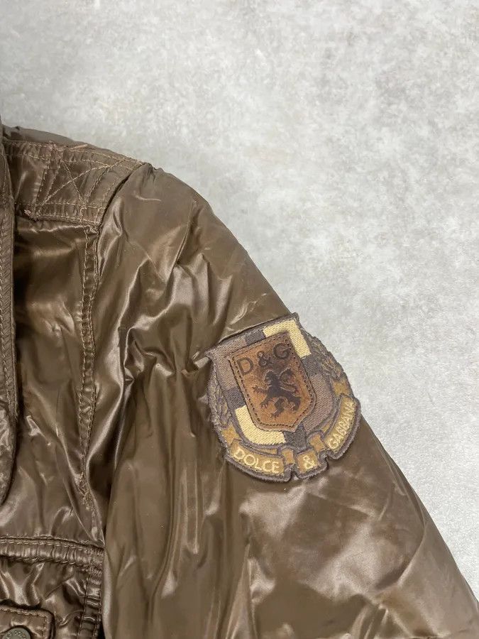 Dolce & Gabbana 2000s Dolce & Gabbana Multi Pockets Cargo Brown Puffer Jacket Size US M / EU 48-50 / 2 - 9 Thumbnail