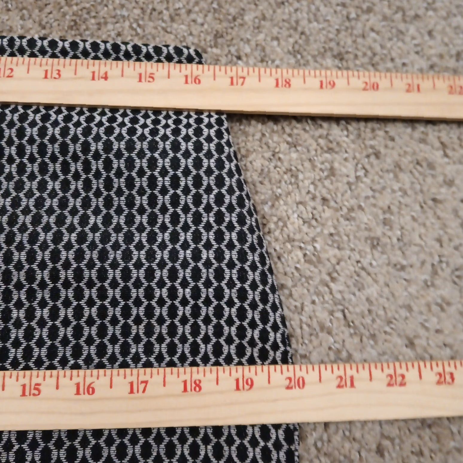 Banana Republic Banana Republic Skirt Women Knee Length Gray Geometric Lined Slit Zip - Size 8, Regular, Cotton Polyester, Black? Size 30" / US 8 / IT 44 - 3 Thumbnail