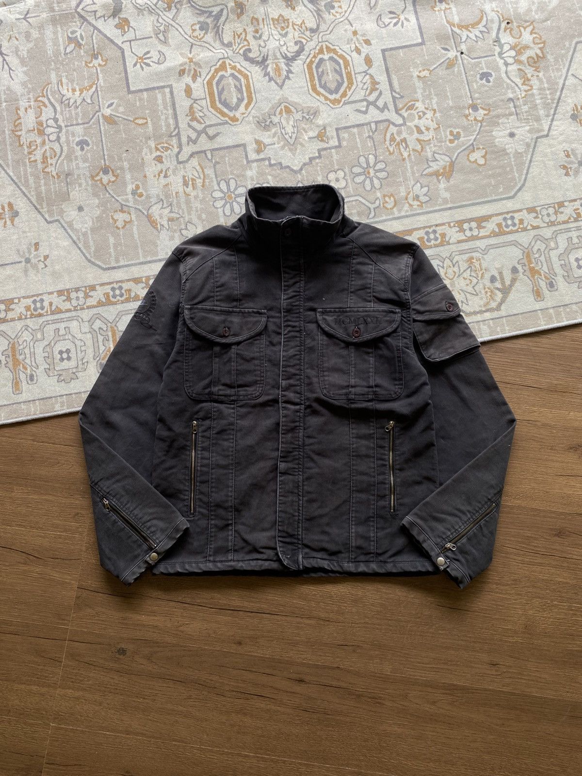 Nike Nike 90's faded black washing Canvas jacket Size US L / EU 52-54 / 3 - 2 Thumbnail