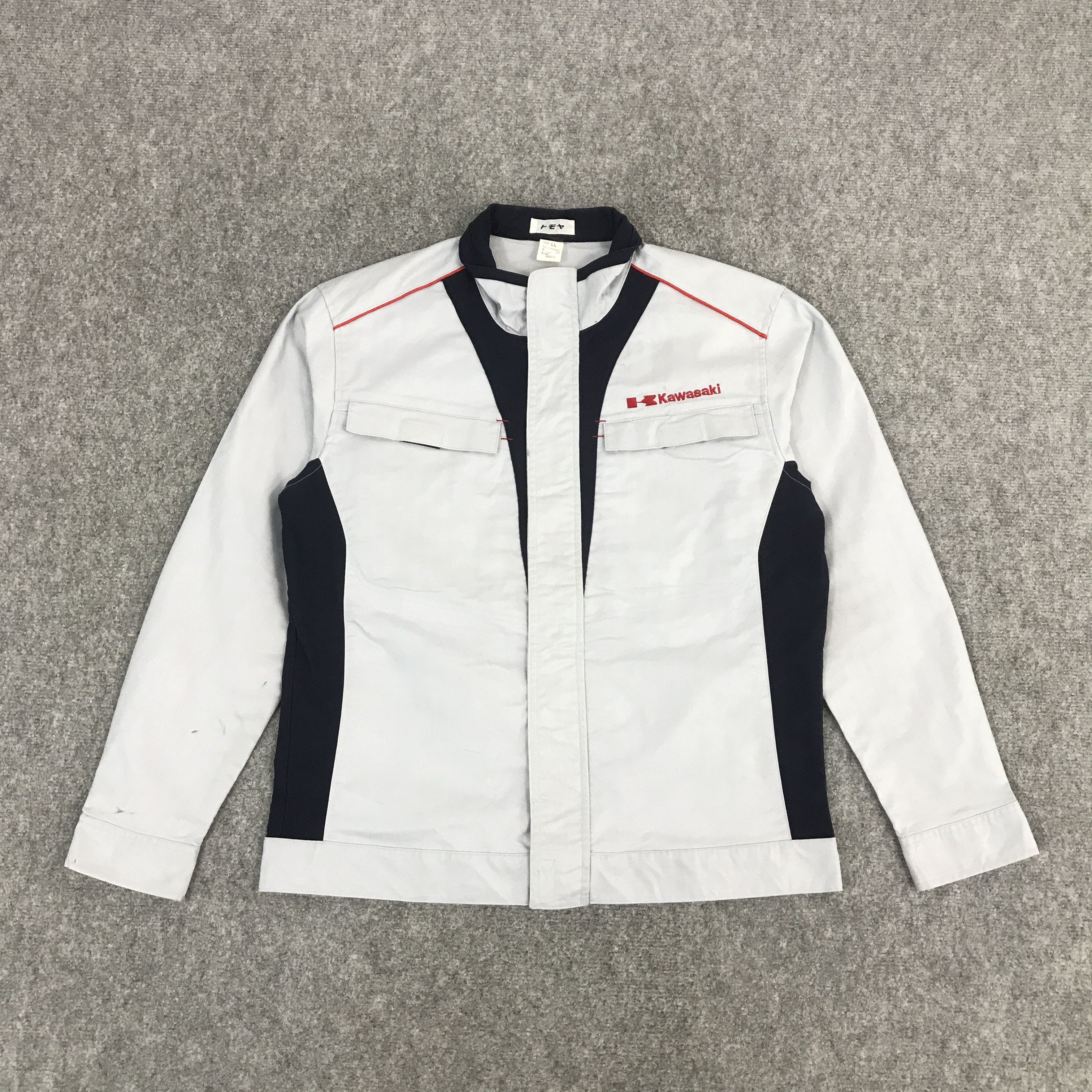 Japanese Brand KAWASAKI MOTORSPORT UNIFORM JAPAN JACKET Size US L / EU 52-54 / 3 - 1 Thumbnail