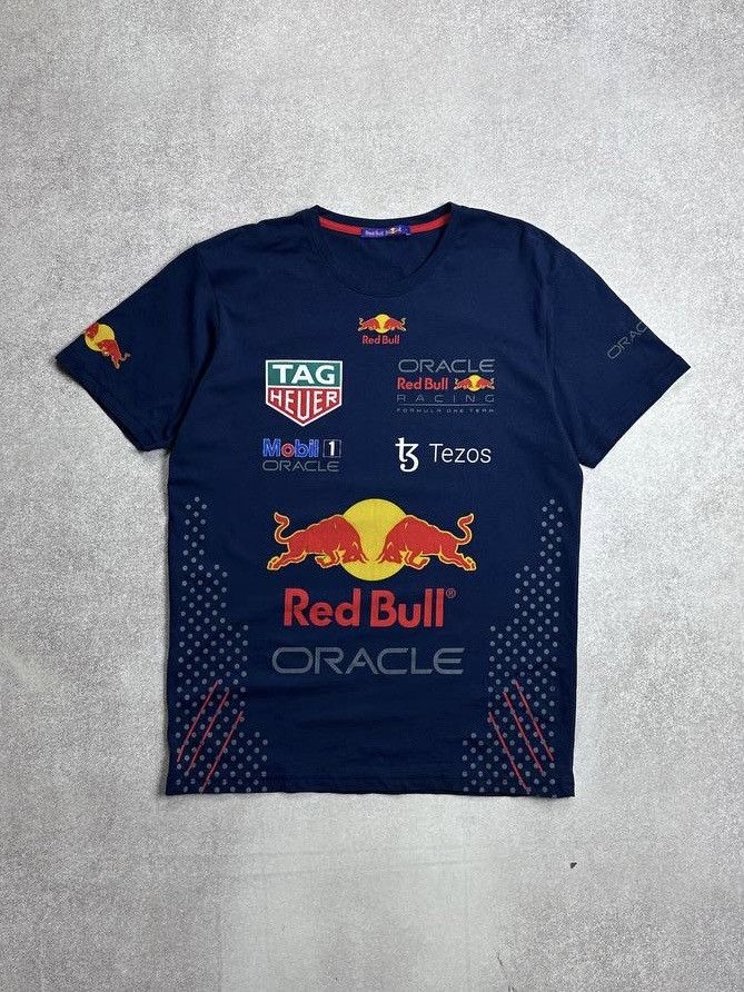 Vintage Vintage Red Bull F-1 Racing Oracle Racing T-shirt L Size US L / EU 52-54 / 3 - 1 Thumbnail