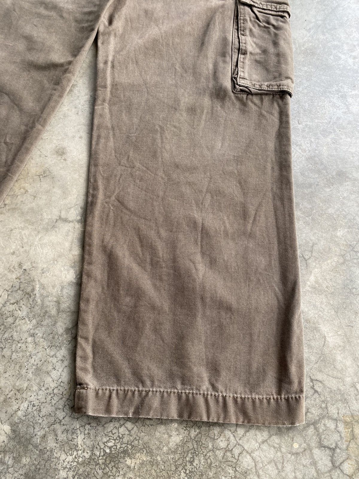 JNCO × Japanese Brand Baggy Jeans Green Source Sun Faded Chocolate/Green Cargo Size US 30 / EU 46 - 13 Thumbnail