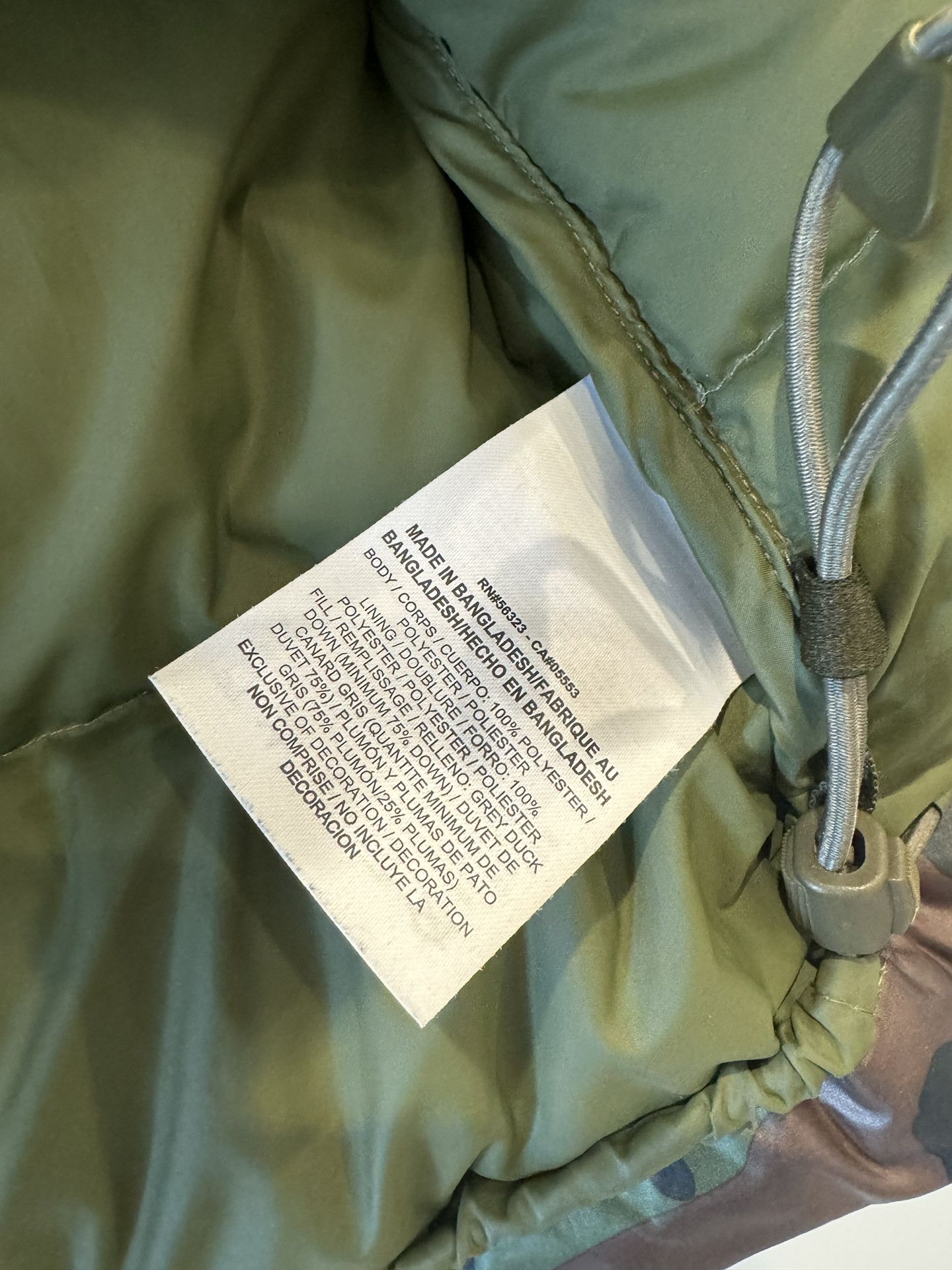 Nike Nike Puffer Camo Jacket Size US L / EU 52-54 / 3 - 6 Thumbnail