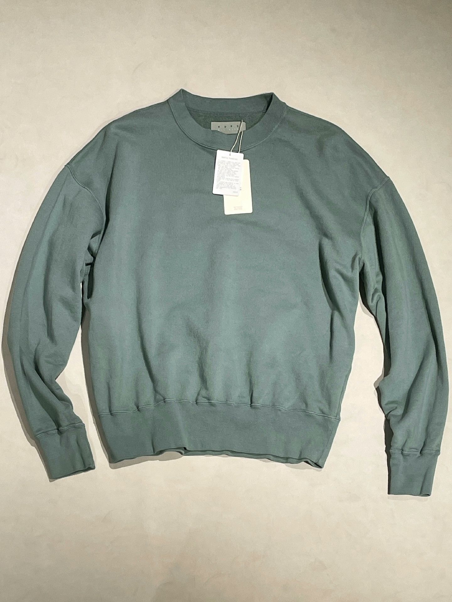 KURO KURO Solid Rolled Hem Sweatshirt Size US M / EU 48-50 / 2 - 1 Thumbnail