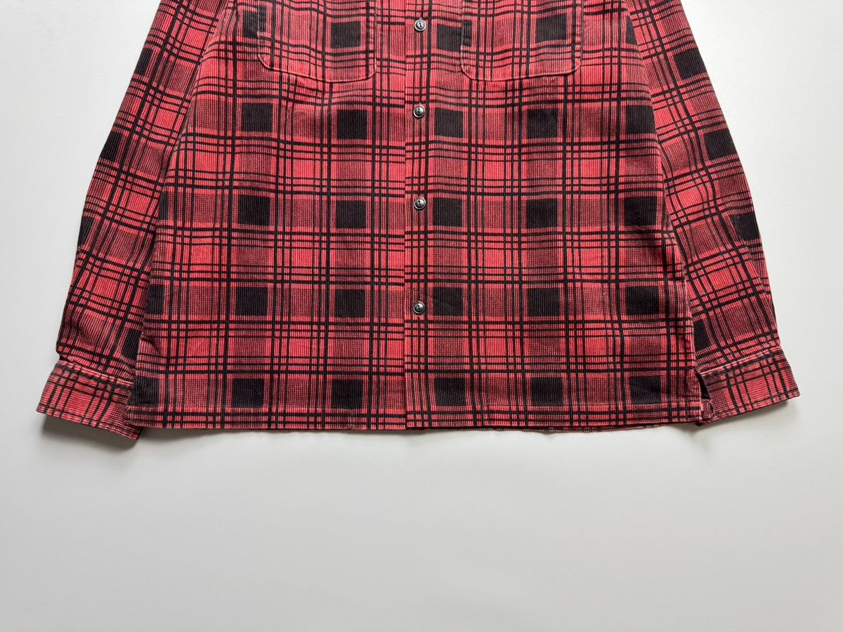 RRL Ralph Lauren RRL - Corduroy Monterey Checked Camp Shirt Size US XL / EU 56 / 4 - 5 Thumbnail