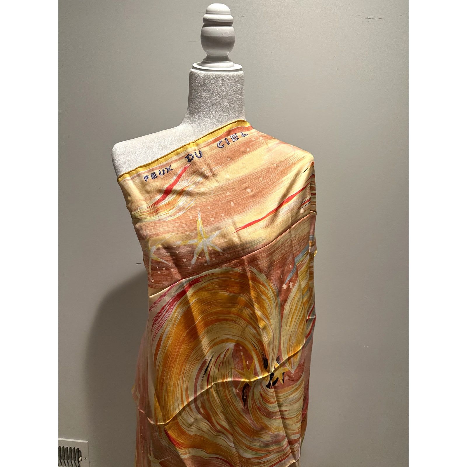 Hermes HERMES Feux Du Ciel Scarf - Excellent RARE/Vintage wBox Size ONE SIZE - 10 Thumbnail