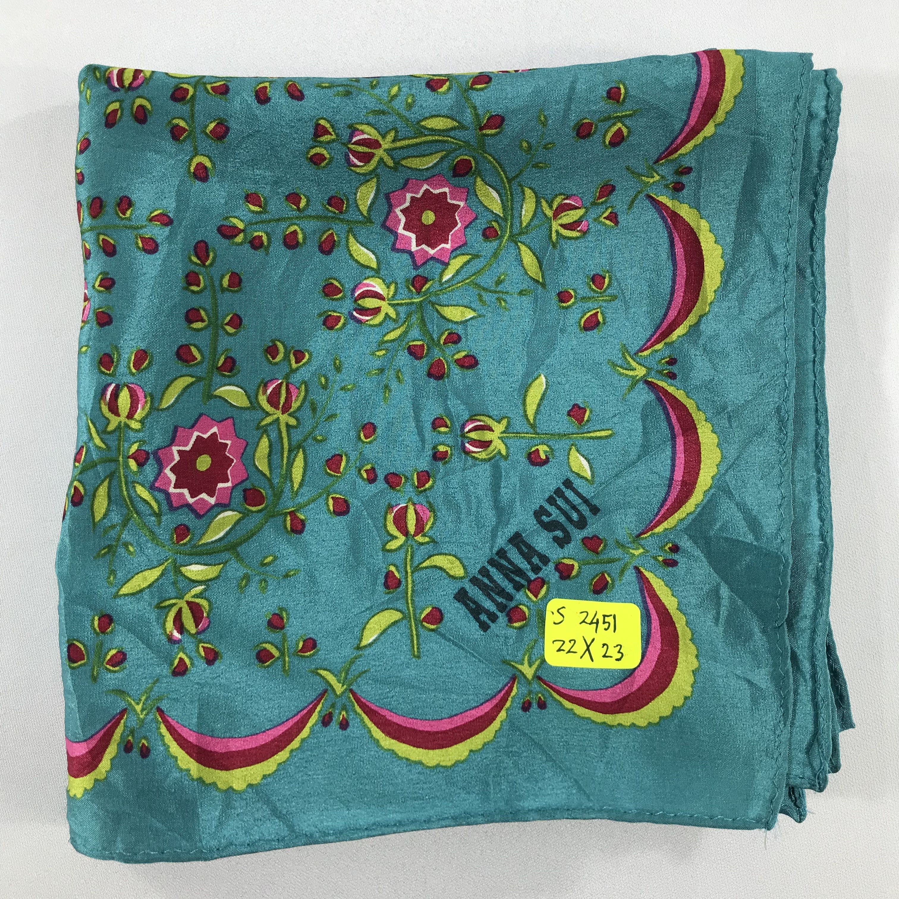 Anna Sui Anna Sui Bandana / Handkerchief / Neckerchief - S2451 Size ONE SIZE - 5 Thumbnail