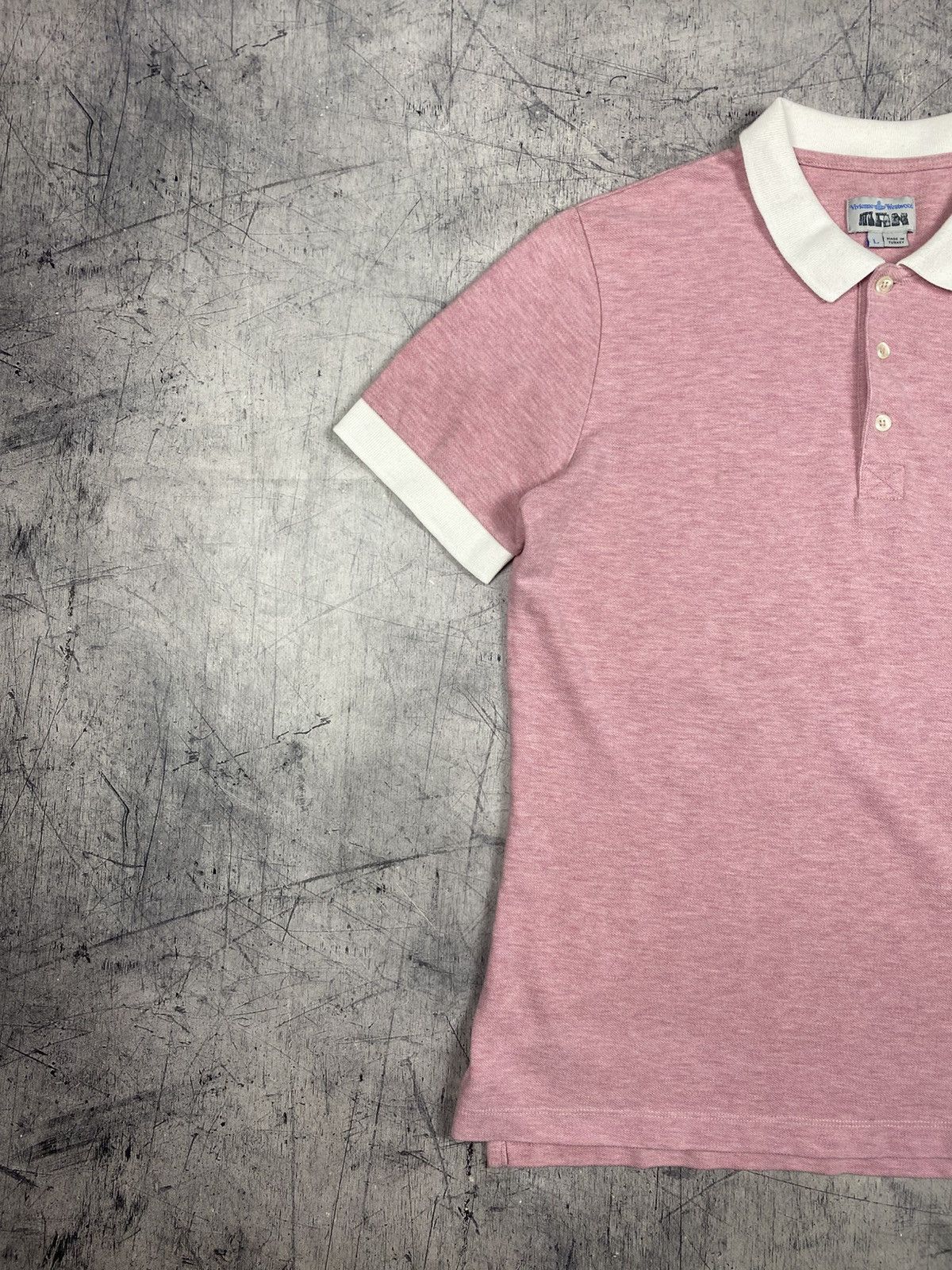 Vivienne Westwood Vivienne Westwood MAN Pink Polo Shirt Orb Logo Size US L / EU 52-54 / 3 - 3 Thumbnail