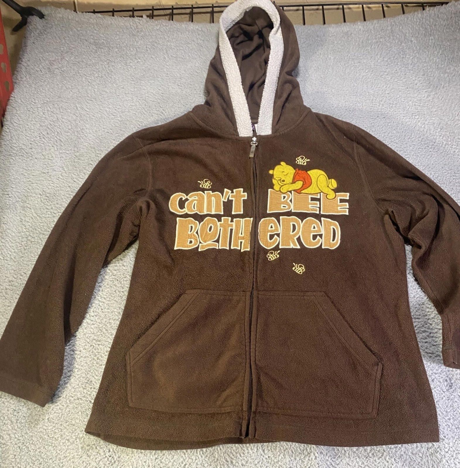 Disney Disney Winnie The Pooh Women’s Jacket SZ Large Brown Funny Size L / US 10 / IT 46 - 2 Thumbnail