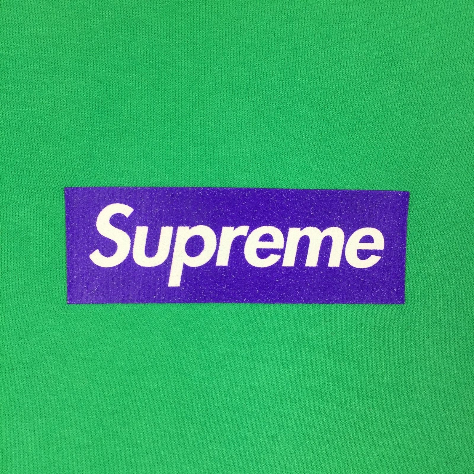 Supreme 2007 Supreme Screenprint Purple Green Box Logo Crewneck Size US XL / EU 56 / 4 - 3 Thumbnail