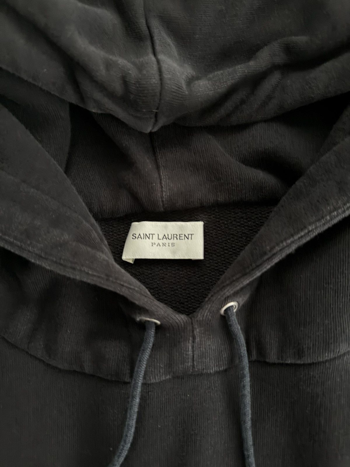 Saint Laurent Paris Saint Laurent Paris Black Hoodie Size US M / EU 48-50 / 2 - 3 Thumbnail