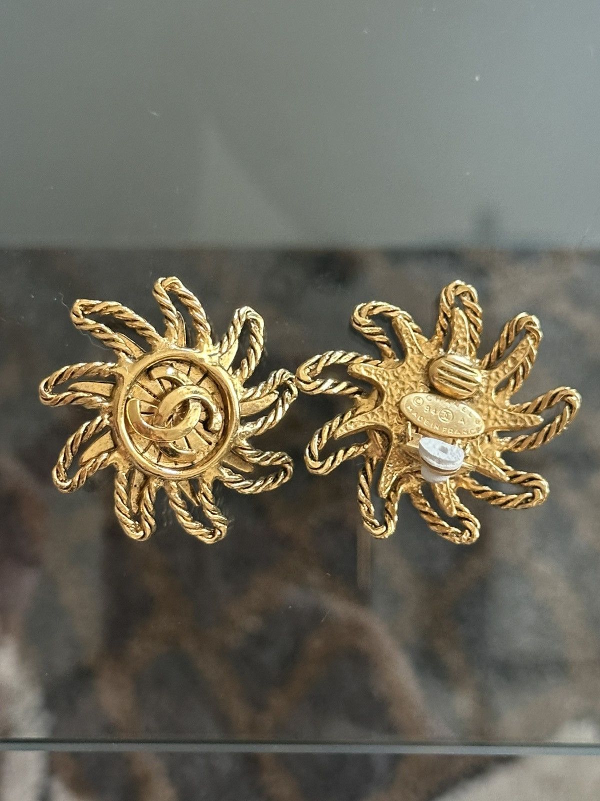 Chanel Chanel sun motif clip-on-earrings 94A Size ONE SIZE - 8 Thumbnail