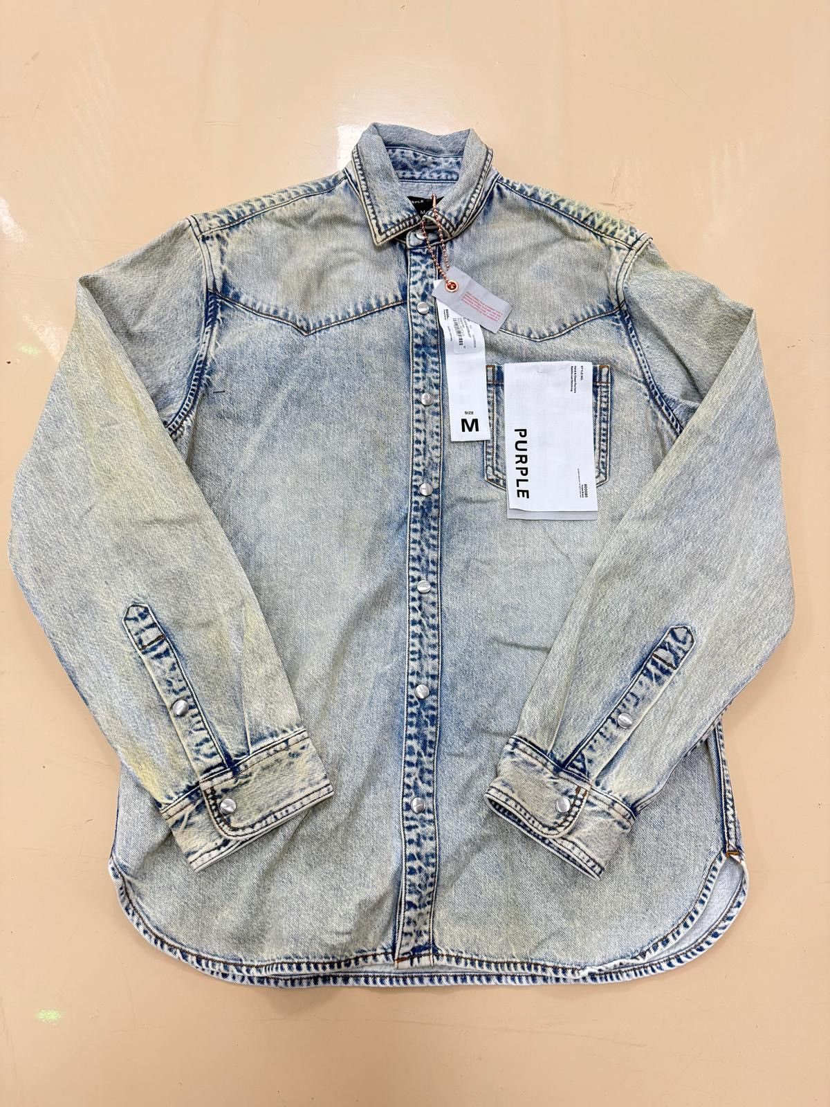 Purple Brand Purple Western LS Shirt Size US M / EU 48-50 / 2 - 1 Thumbnail
