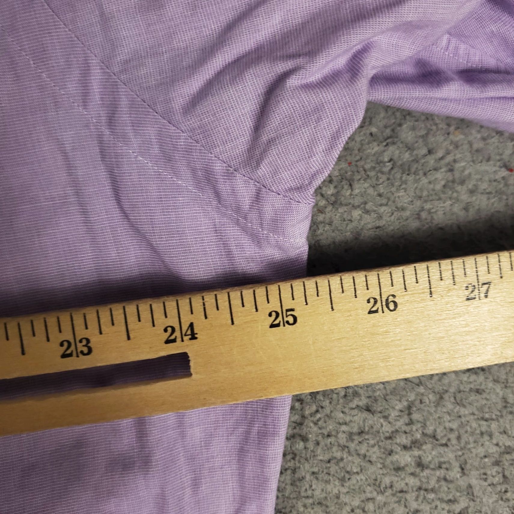 Ralph Lauren Ralph Lauren Shirt Mens Size 16 Purple Dress Button Up Long Sleeve Shirt Size 42R - 5 Thumbnail