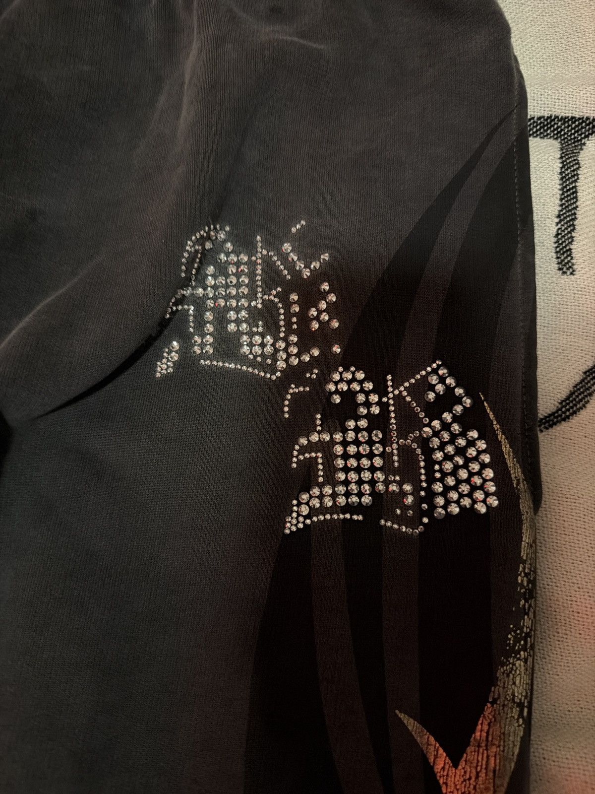 Balenciaga balenciaga rhinestone graffiti sweatpants Size US 32 / EU 48 - 3 Thumbnail