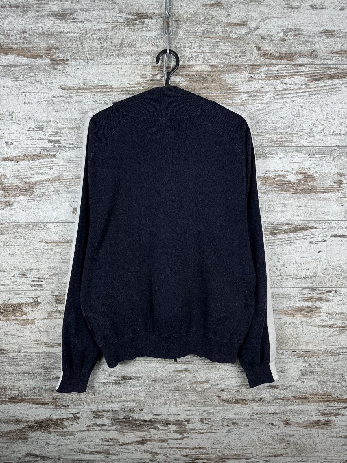 Polo Ralph Lauren × Vintage Mens Vintage Polo Ralph Lauren zip sweater rugby sweatshirt Size US L / EU 52-54 / 3 - 12 Thumbnail