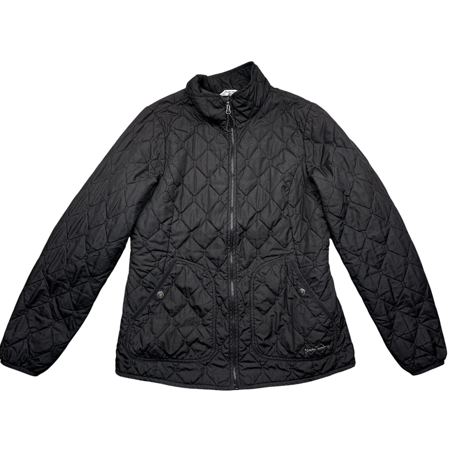 Eddie Bauer Eddie Bauer Women's Mod Quilt Jacket Black Medium Diamond Size M / US 6-8 / IT 42-44 - 1 Thumbnail