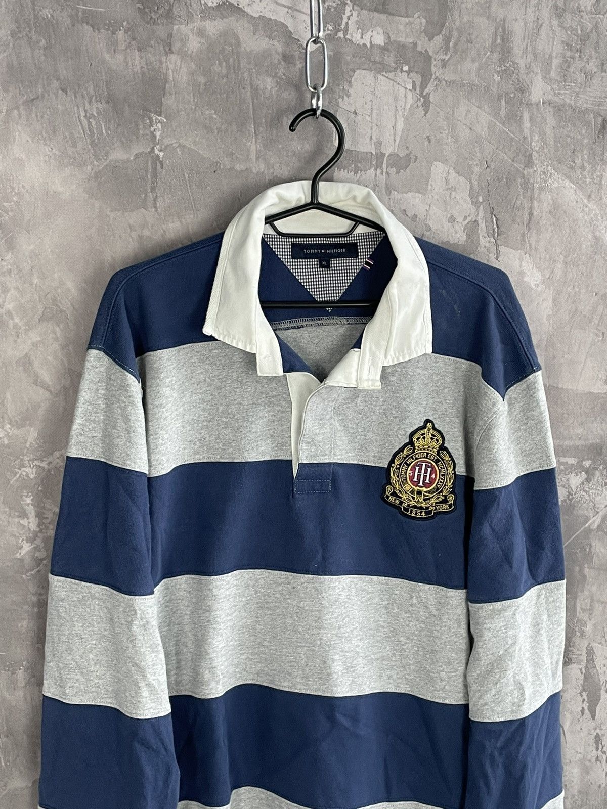 Tommy Hilfiger Vintage Tommy Hilfiger Rugby Longsleeve Shirt Y2K Size US XL / EU 56 / 4 - 7 Thumbnail