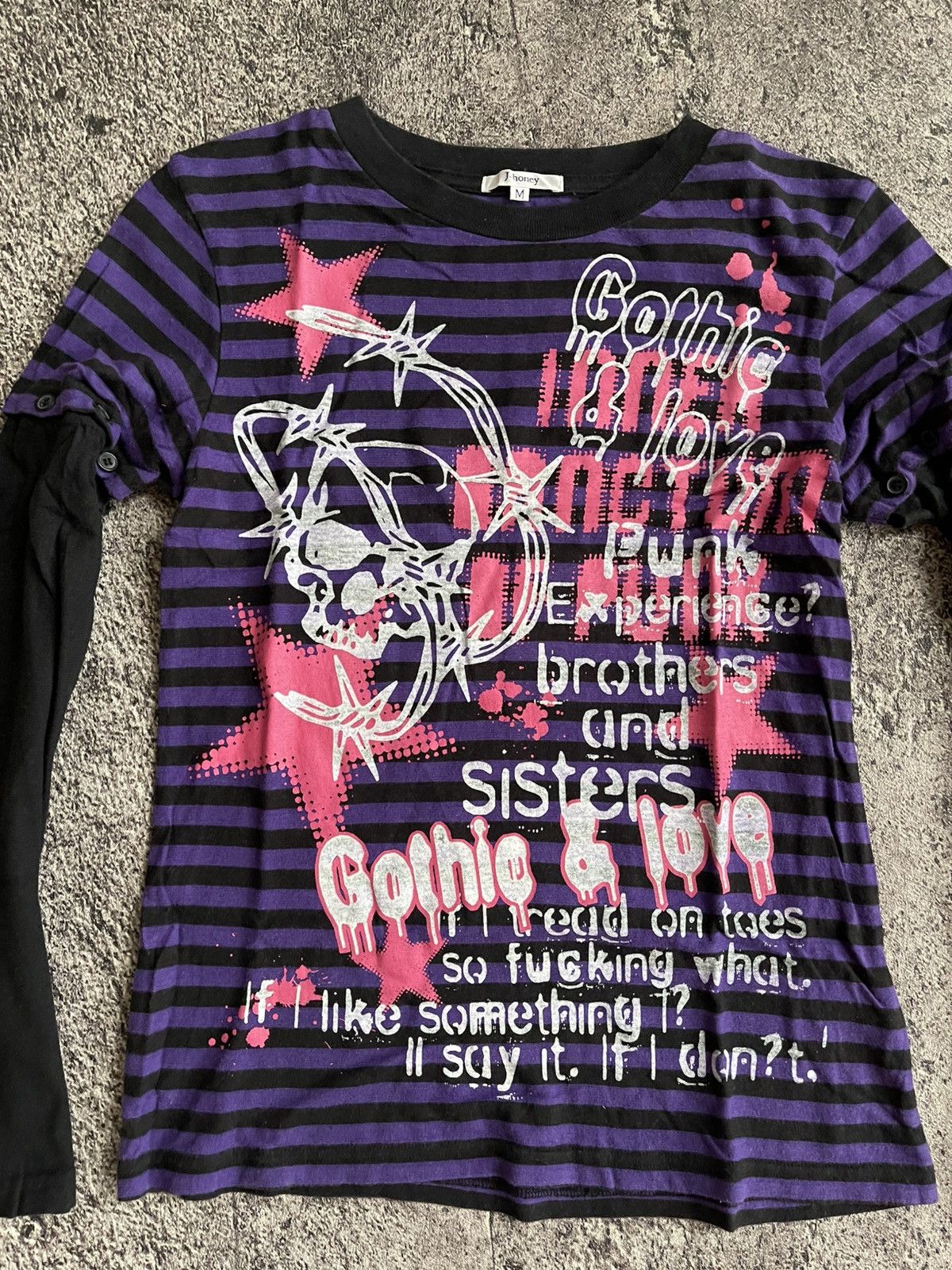 Japanese Brand Y2K Jhoney Double layer ifsixwasnine long sleeve Size US S / EU 44-46 / 1 - 4 Thumbnail