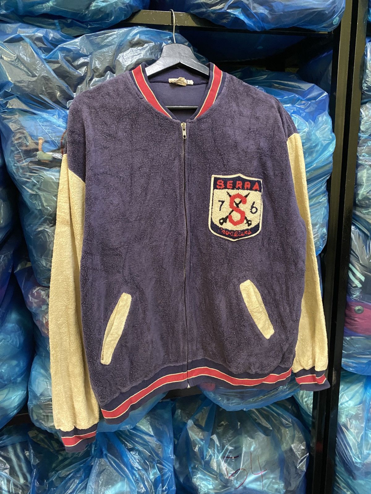 Japanese Brand Vintage Pearl Diver Serra Varsity Jacket - 1970s Style Size US M / EU 48-50 / 2 - 3 Thumbnail