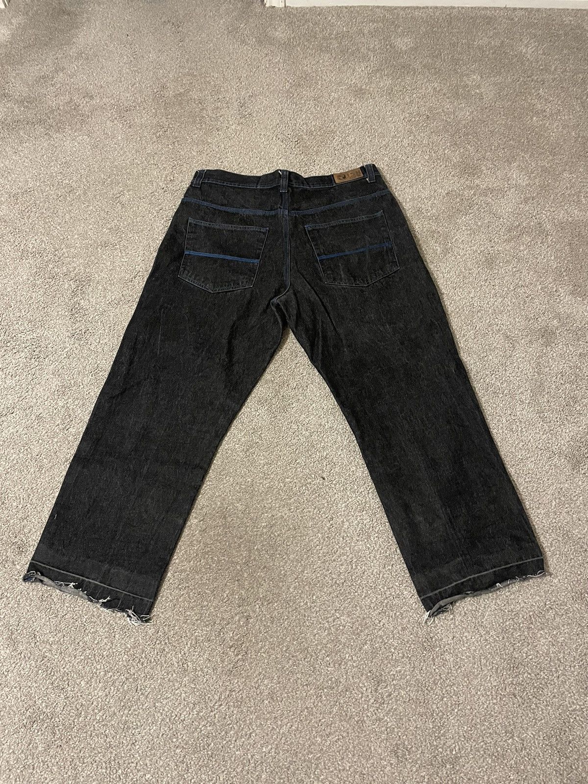 Vintage Vintage Y2K Risk Jeans Co Mens 40/32 Baggy Skater Style Size US 40 / EU 56 - 1 Thumbnail