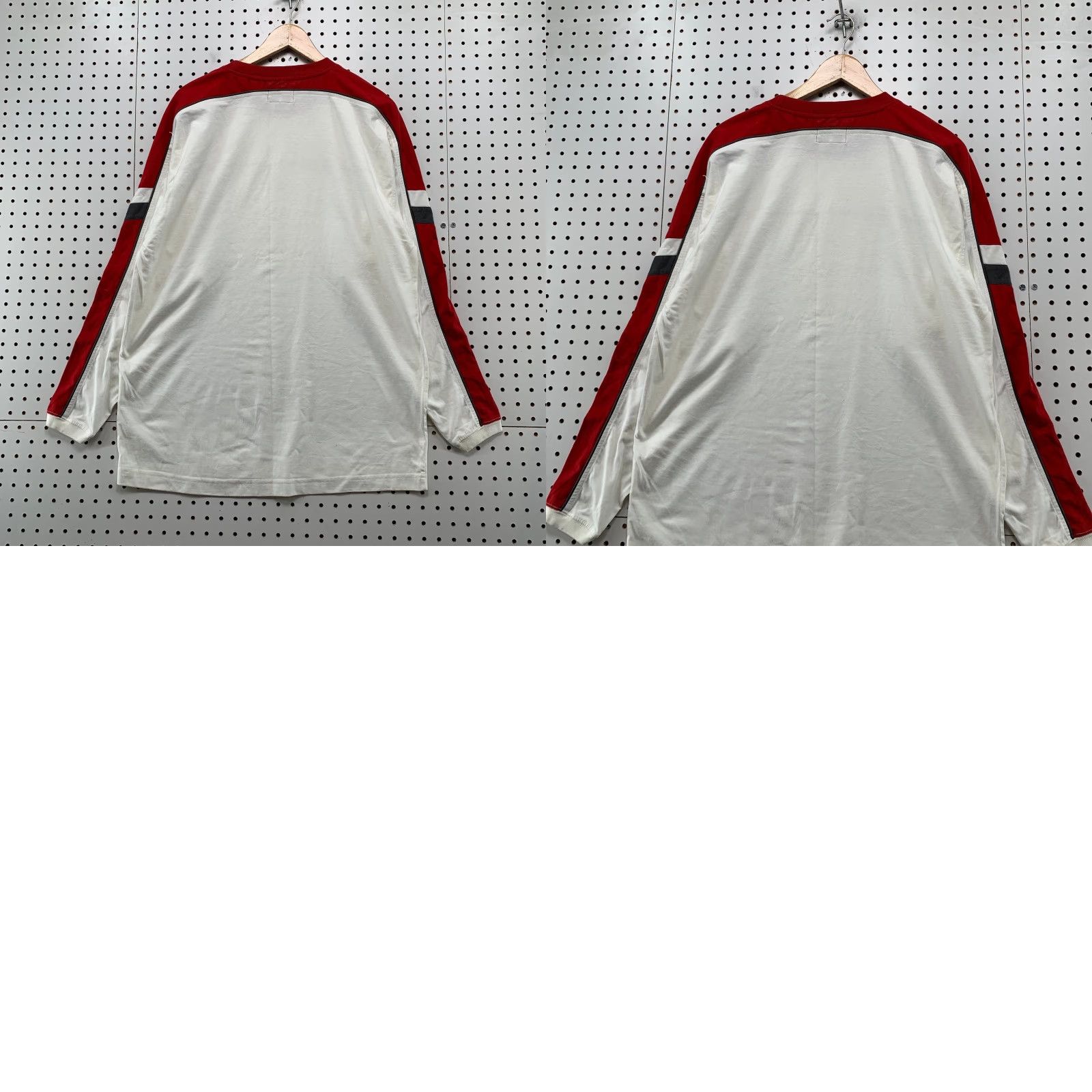Point Zero VINTAGE Point Zero Shirt Mens L White Stripe Long Sleeve Punk Skate Shirt Size US L / EU 52-54 / 3 - 9 Thumbnail
