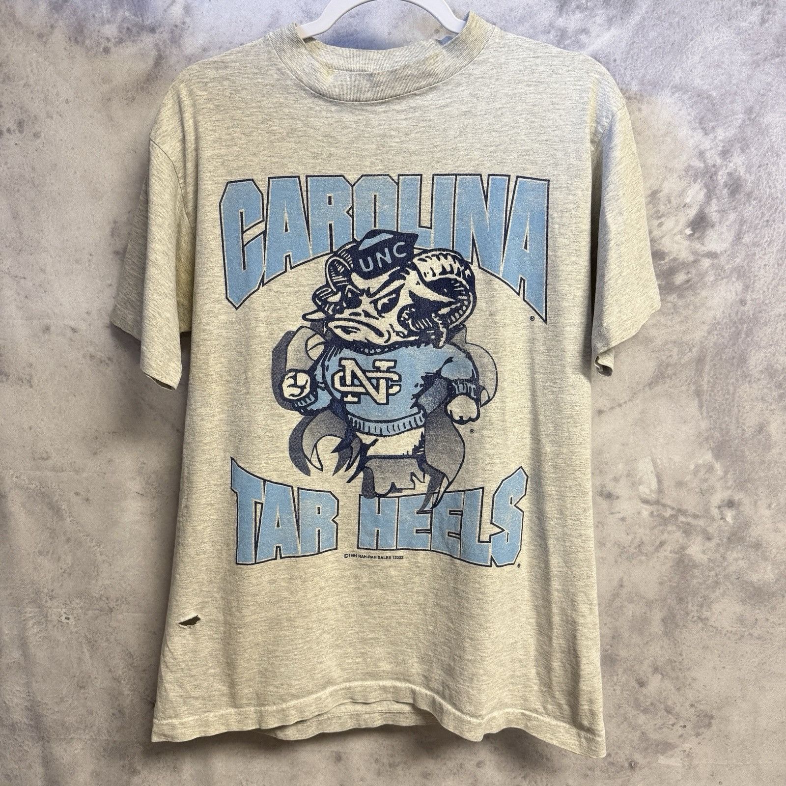 Vintage Vintage UNC Tar Heels T Shirt Mens M 20x27.5 90s University Size US M / EU 48-50 / 2 - 1 Thumbnail