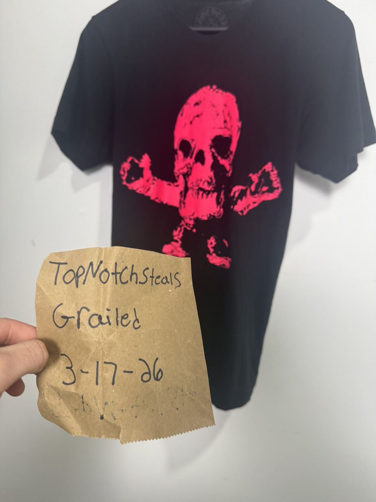 Chrome Hearts Chrome Hearts Foti Harris T-shirt Black/Pink Size US S / EU 44-46 / 1 - 1 Thumbnail