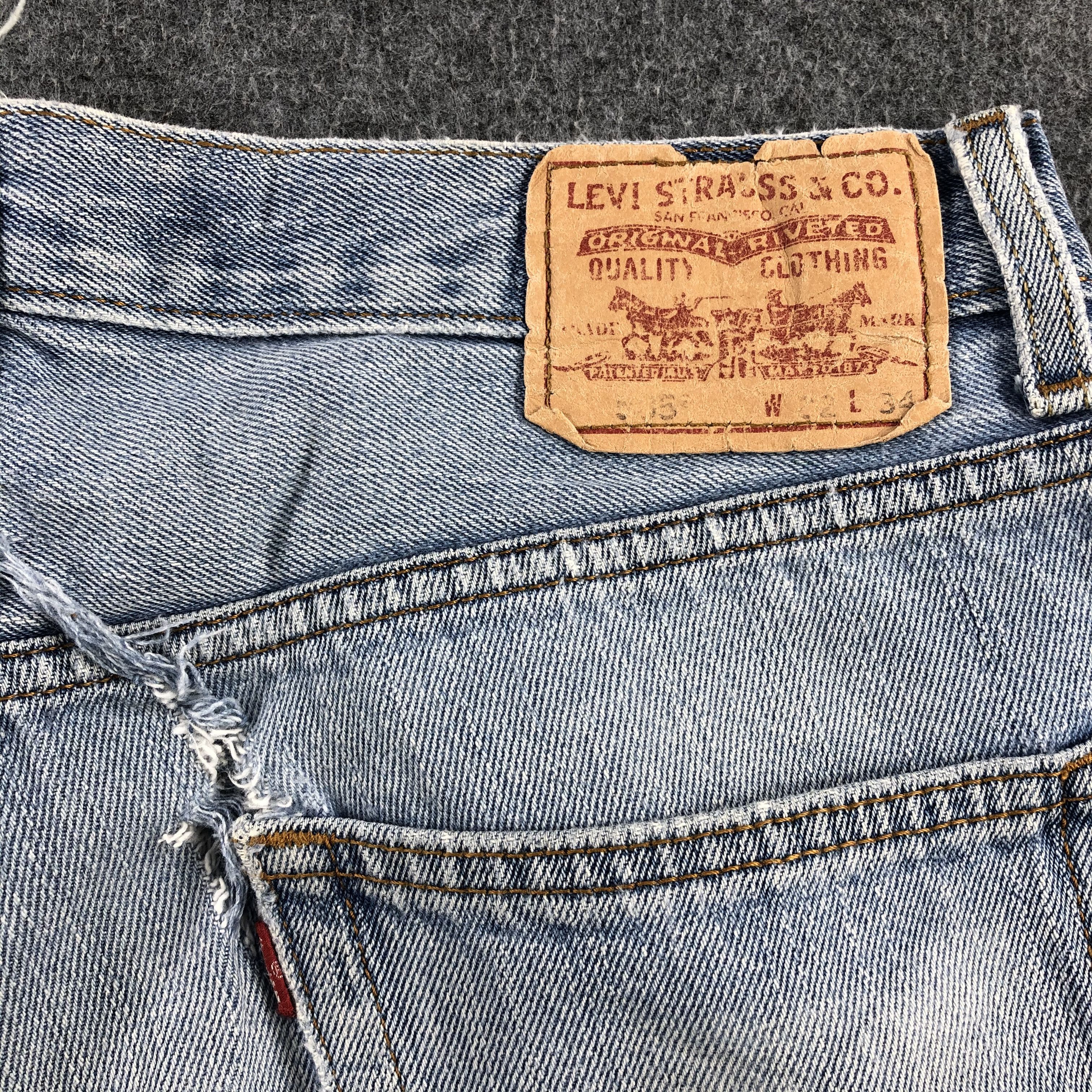 Levi's Vintage Blue Wash Levis 505 Jeans-J1466 Size US 33 - 5 Thumbnail