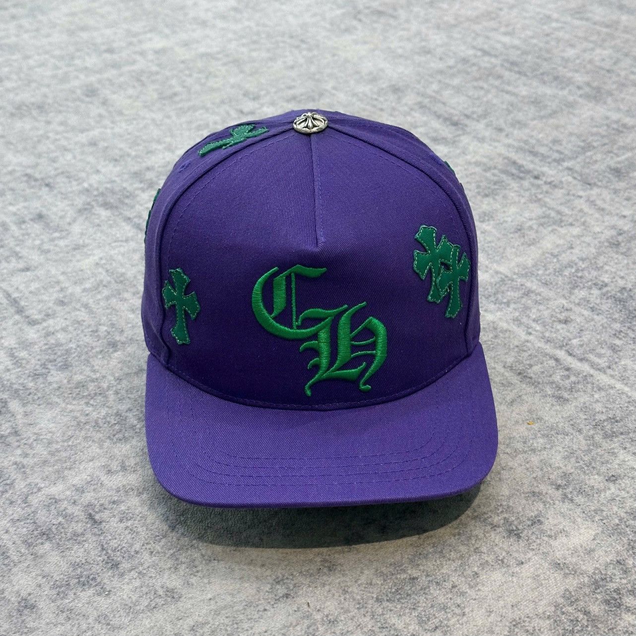 Chrome Hearts Chrome Hearts Baseball Cap Cotton x Polyester purple Size ONE SIZE - 1 Thumbnail